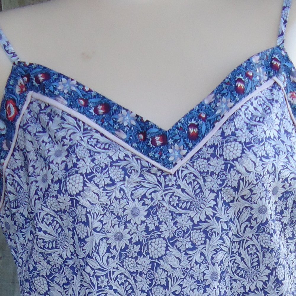 Melani Cotton Chemise Slip Dress Liberty London s